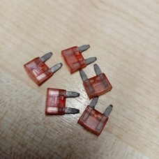 Mini blade fuse 4amp x 5 PINK AUTO MOTORHOME scFB027